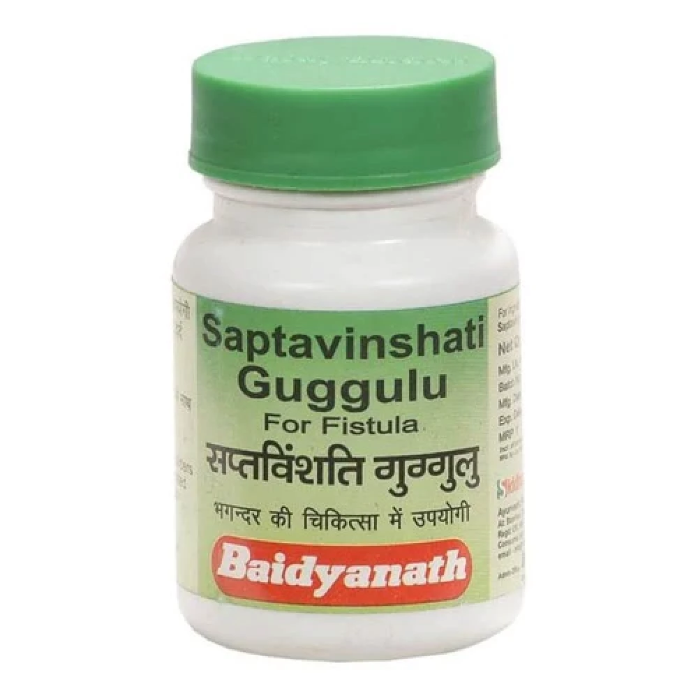 Baidyanath Saptavinshati Guggulu, 80 Tablets-1.webp